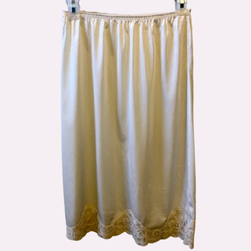 Cotton Lace Hem Slip